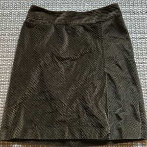 🌙Vintage Ann Taylor Corduroy Green Skirt